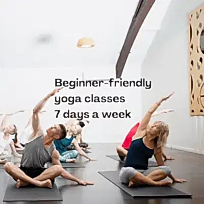 Daily Beginner-friendly yoga classes